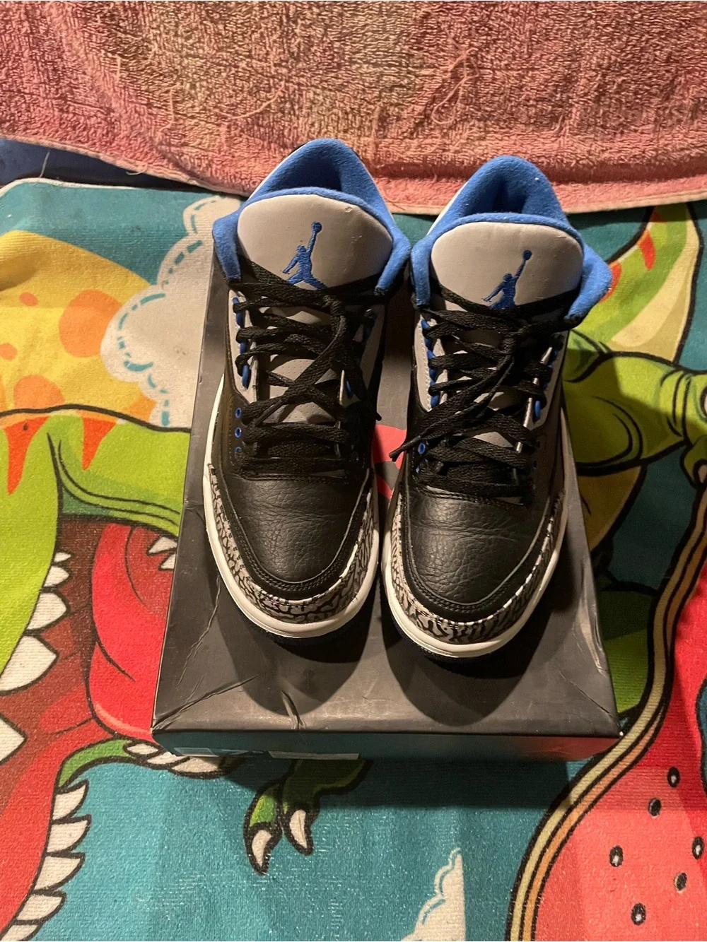 OG Sport Blue Jordan 3’s
